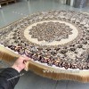 Овальный Ковер с Восточным Узором Медальон Арт 30346