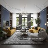 Турецкий Ковер Для гостиной New дизайн 373 Серый
